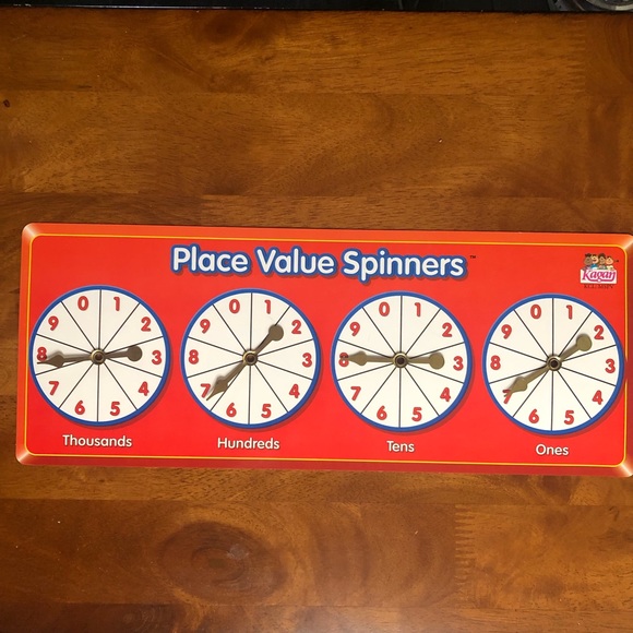 Kagan Place Value Spinners Bundle Set of 6 Number Building Teaching Tool NEW - Picture 3 of 5